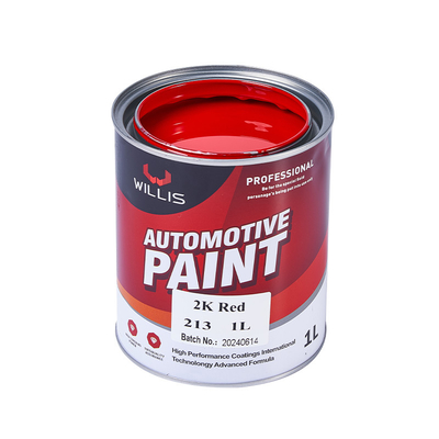 自動車保護 2K レッド 固体塗料 高硬さ 1L / 4L 1缶 簡単 建設