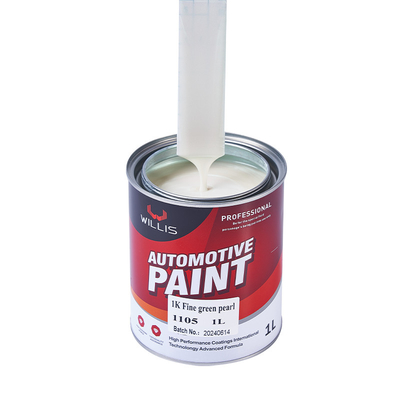 1K Fine Green Pearlescent Car Paint 高色濃度 クリアアクリルラック クリアコート 硬化 薄め
