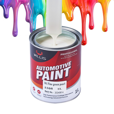 1K Fine Green Pearlescent Car Paint 高色濃度 クリアアクリルラック クリアコート 硬化 薄め
