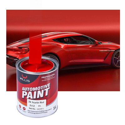 簡単 製造 2k レッドスプレーペイント 自動車保護 高硬さ 1l / 4l / 缶