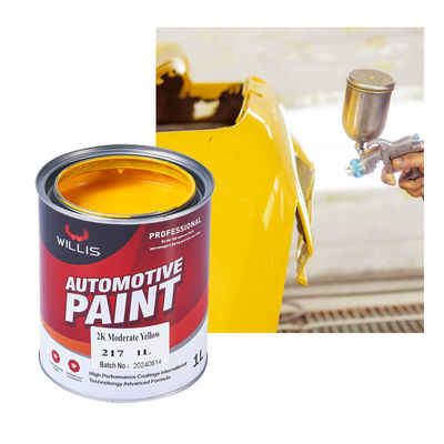 2K 穏やかなイエローカーペイント アクリル樹脂スプレーコーティング
