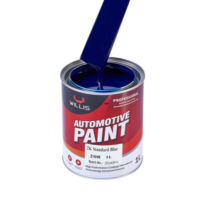 Standard Blue 2K Solid Paint with 1L 4L 20L Size Options and 2 Years Shelf Life for Automotive Refinish