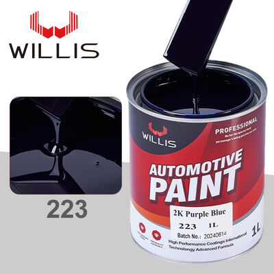 WILLIS 223 2K パープルブルー アクリル カーペイント リキッドコーティング スプレー リフィニッシュ OEM対応