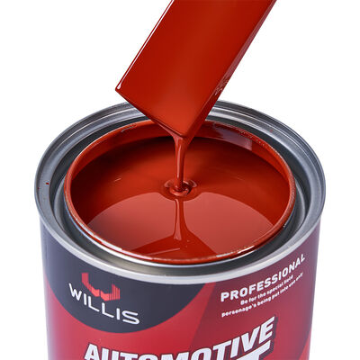 Hot Selling 2K Iron Red Automotive Coating Factory Supply OEM Available Acrylic Resin Liquid Car Painting Refinish Coat Paint
