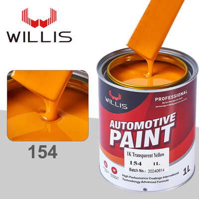WILLIS 1K ベースコーティング 自動車用アクリルスプレーコーティング カーボート リフィニッシュ プラスチックコーティング モデル154 ピグメントベースの液体