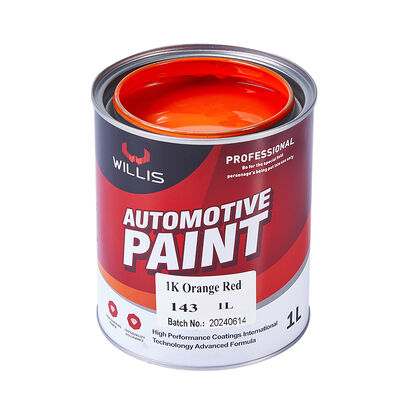 1K Orange Red Primer Automotive Spray Paint with Thinner & Curing Agent Transparent Acrylic Resin Liquid Coating for Repair