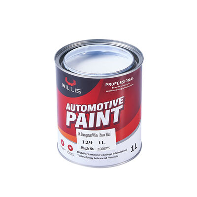 自動車塗料工場製 高品質透明ホワイト 1Kアクリル樹脂 自動車補修用塗料 リキッドコーティング