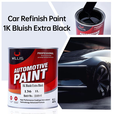 WILLIS 1K カラーペイント 車用プラスチックコーティング 1Kアクリル樹脂配合 エクストラブラック プレミアム 1Kペイント 車両コーティング塗装用