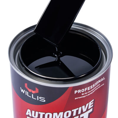WILLIS 1K カラーペイント 車用プラスチックコーティング 1Kアクリル樹脂配合 エクストラブラック プレミアム 1Kペイント 車両コーティング塗装用