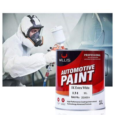 Advanced 1K Acrylic Resin White Paint for Automotive Repair High Concentration Liquid Coating Car Color Master Paint