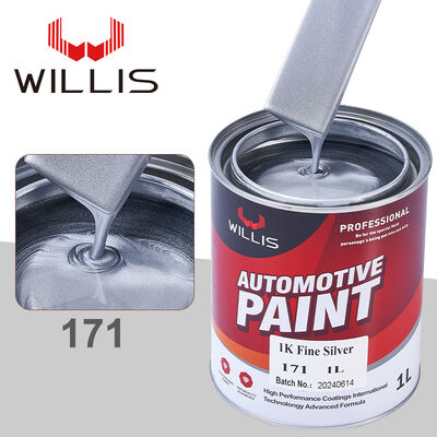 China Customizable 1K Silver Liquid Coating Ultra-Low Priced Acrylic Resin Car Paint Varnish Multiple Colors Spray Application