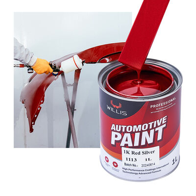 Factory Supply 1K Silver Auto Repair Paint One-Component Acrylic Resin Liquid Coating Car Paint Epoxy Primer Spray Body Filler
