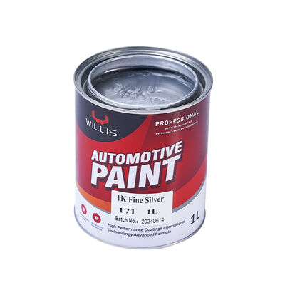 China Customizable 1K Silver Car Paint Ultra-Low Priced Acrylic Resin Metal Repair Coating Multiple Colors for Car Spraying