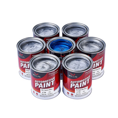 Industrial Spray Plastic Paint for Automotive Repair 1K Acrylic Silver Resin Liquid Coating Best Auto Car Paint