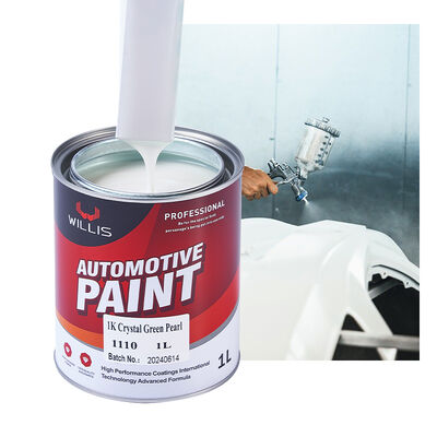 Automotive Weather Resistant Acrylic Resin 1K Purple Pearl Paint with Clear Coat and Hardener Spray Application