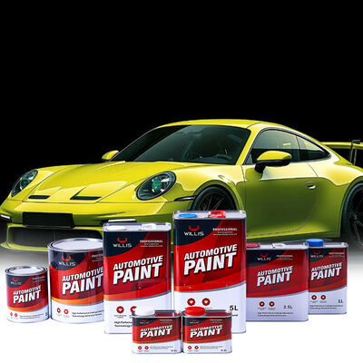 High Quality WILLIS Automotive 2K Car Spray Paint Lacquer Liquid Coating High Gloss Repair Plastic Boat Paint