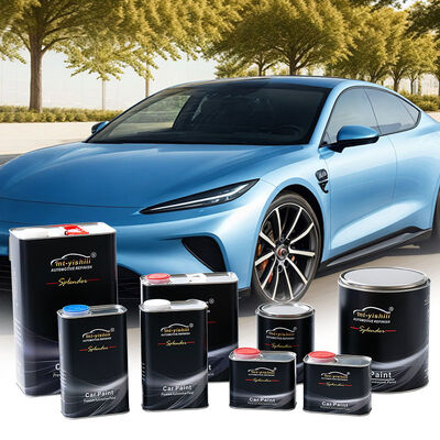 High Quality 1K Black Acrylic Coating , Automotive Refinishing Wholesale Price, 1L/4L Sizes