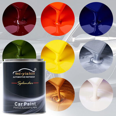 Car Paint 1K Orange Red Silver Chameleon Acrylic Coating for Automotive Repair | Color Shift Effect & Factory Direct