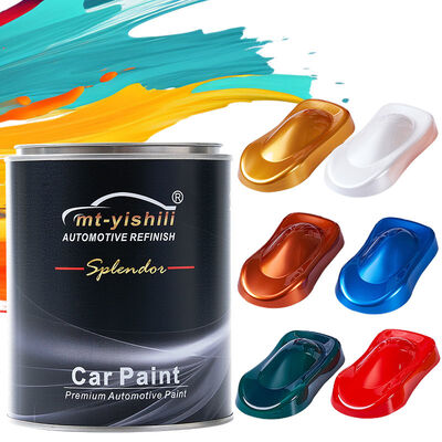 Car Paint 1K Orange Red Silver Chameleon Acrylic Coating for Automotive Repair | Color Shift Effect & Factory Direct