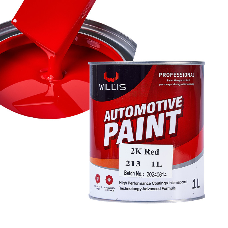 自動車保護 2K レッド 固体塗料 高硬さ 1L / 4L 1缶 簡単 建設