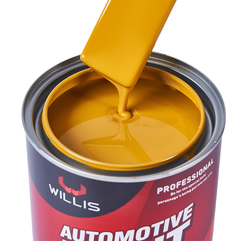 黄色い反錆の真珠1K車のペンキの液体のコーティングの州OEM/ODMサービスにアイロンをかけて下さい