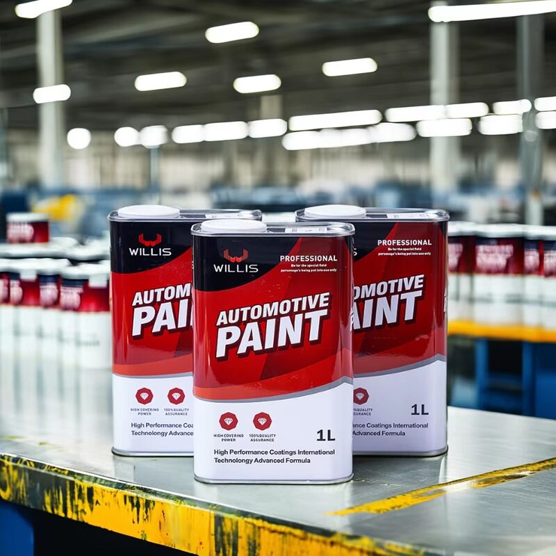 Hot Sale 2K/1K Car Body Auto Paint Standard Thinner Automotive Coatings 2K/1K Color Acrylic Base Coat Clear Coat Car Paint