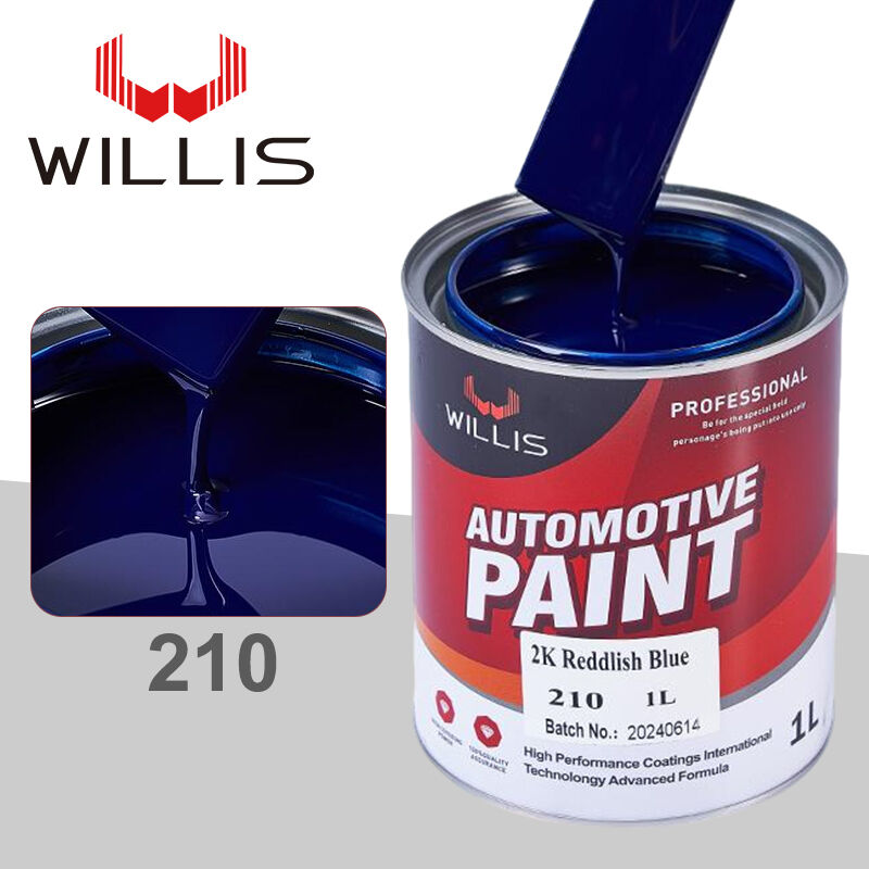 WILLIS モデル 210 2K アクリル ボート・車用 スプレー塗料 赤みがかった青 メタリックカラー 車両補修用 多色展開