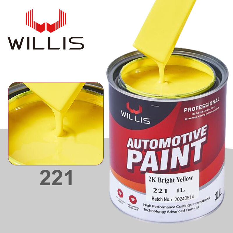ホットセールWILLIS OEM オートペイント 2K ボート&カー トップコート 多色アクリル液体 塗料薄めスプレーを含む
