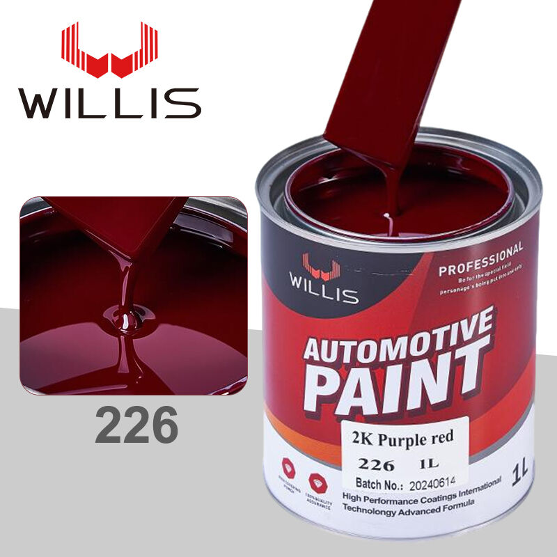 WILLIS モデル 226 赤 固体色 高品質 卸売 アクリル樹脂 プリマー 塗料スプレー 自動車修理用 電気機器 塗料漆